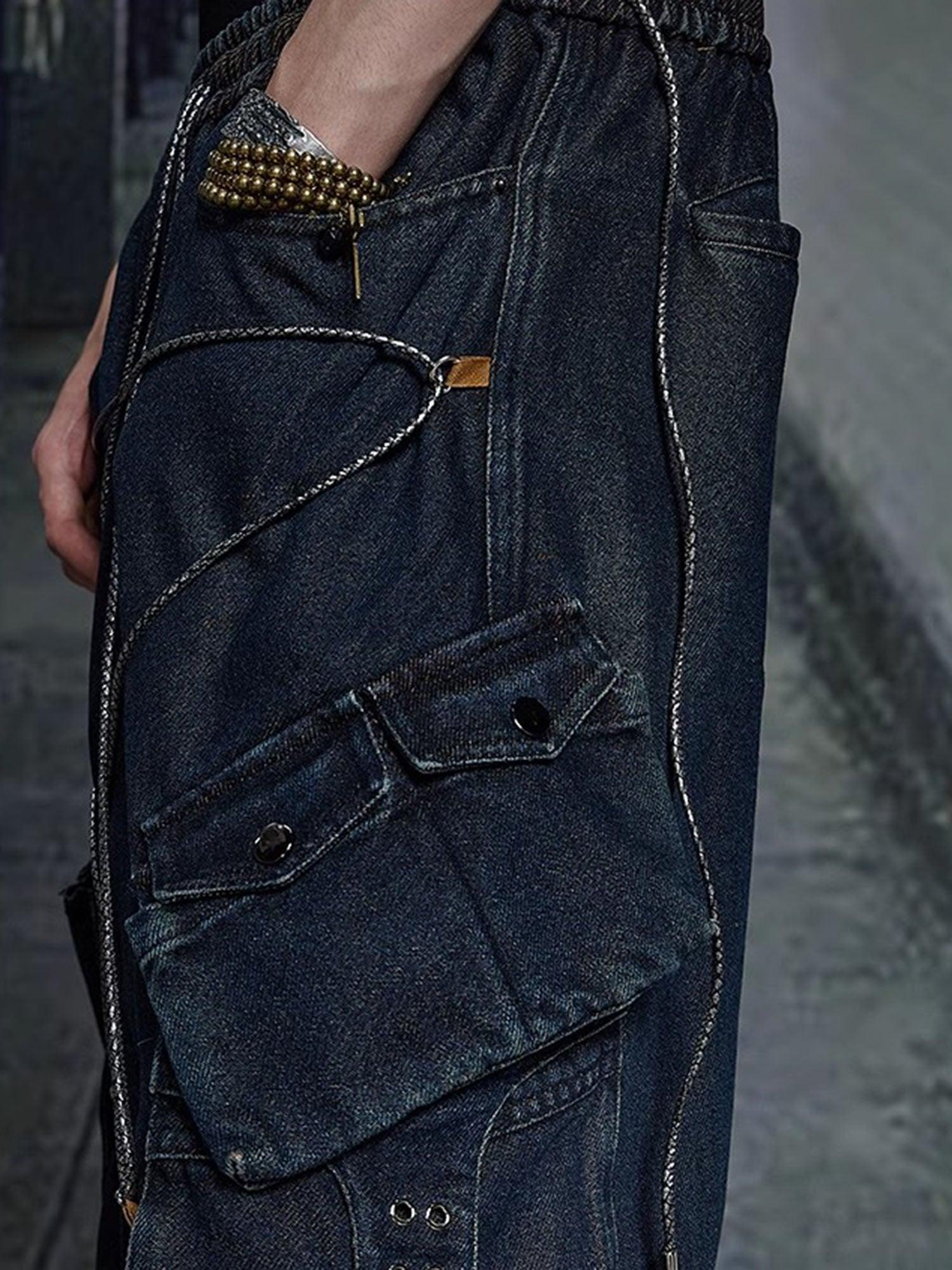 High Street Star Distressed Denim Jorts - sneakershuborg