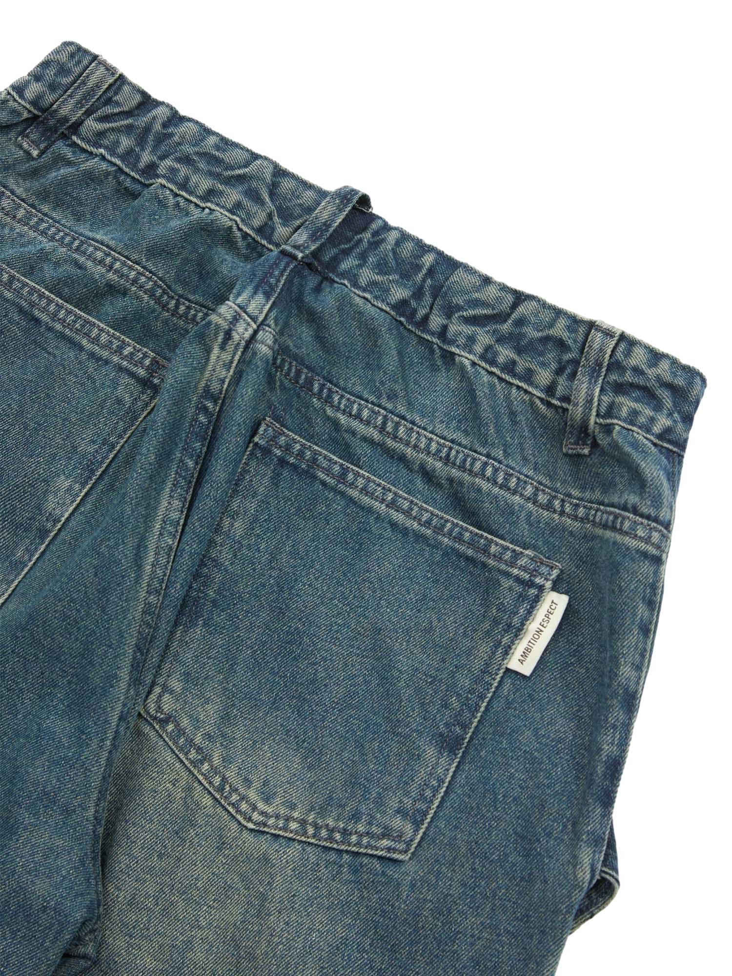 Sneakerhub High Street Heavy Duty Design Multi-pocket Jeans - sneakershuborg