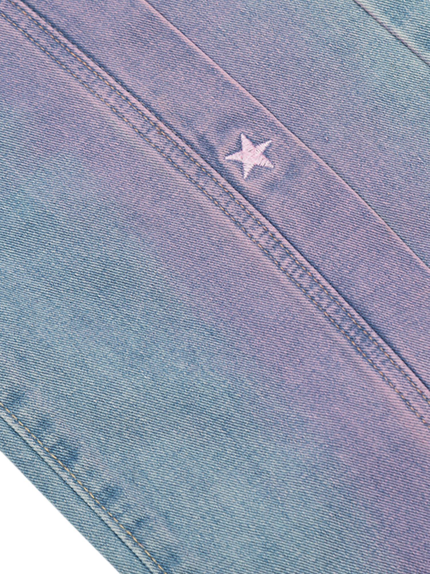 Sneakerhub American Retro Spray-painted Star Embroidered Jeans - sneakershuborg