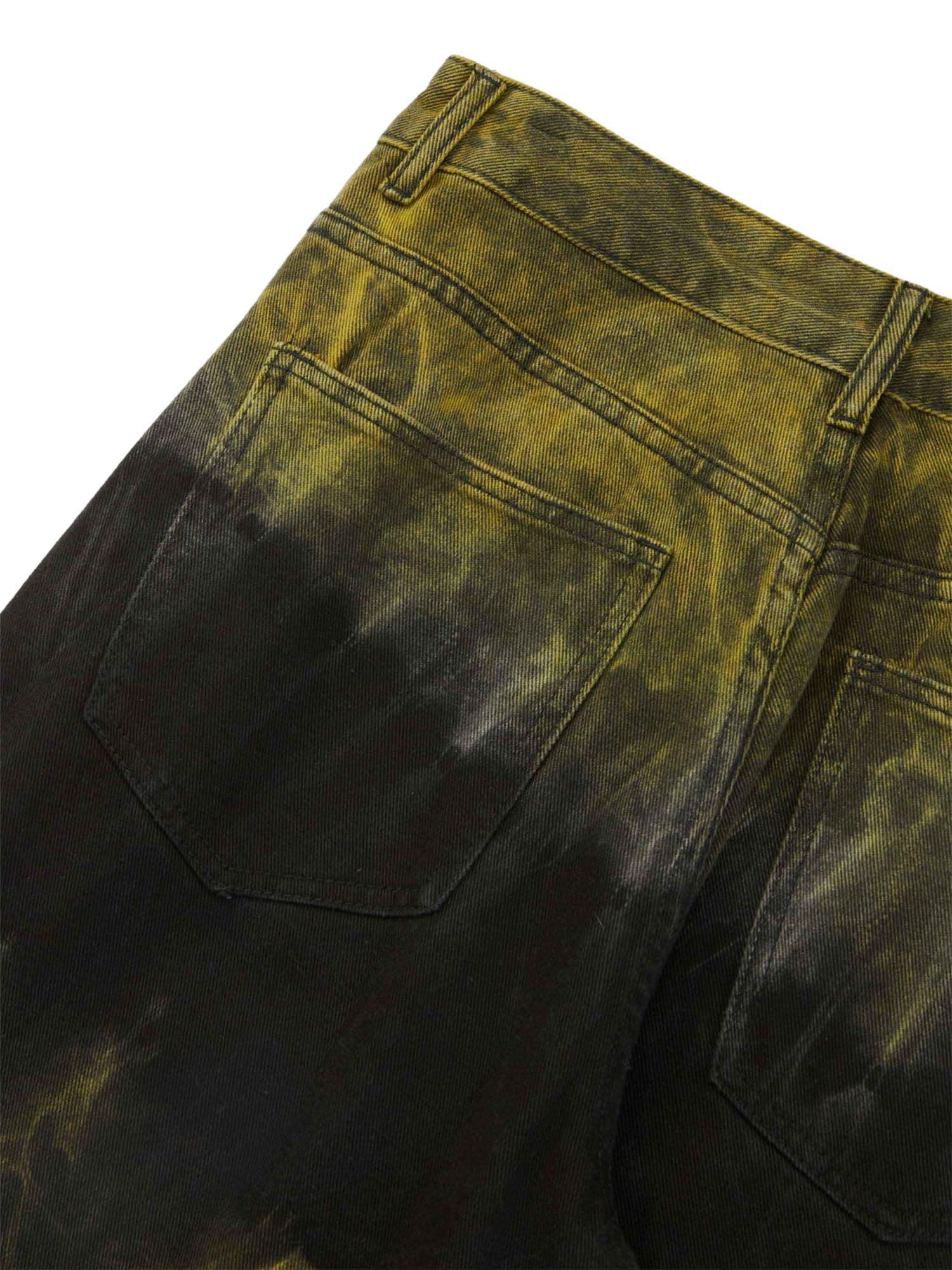 Sneakerhub Graffiti Fun Tie-Dye Straight Jeans - sneakershuborg