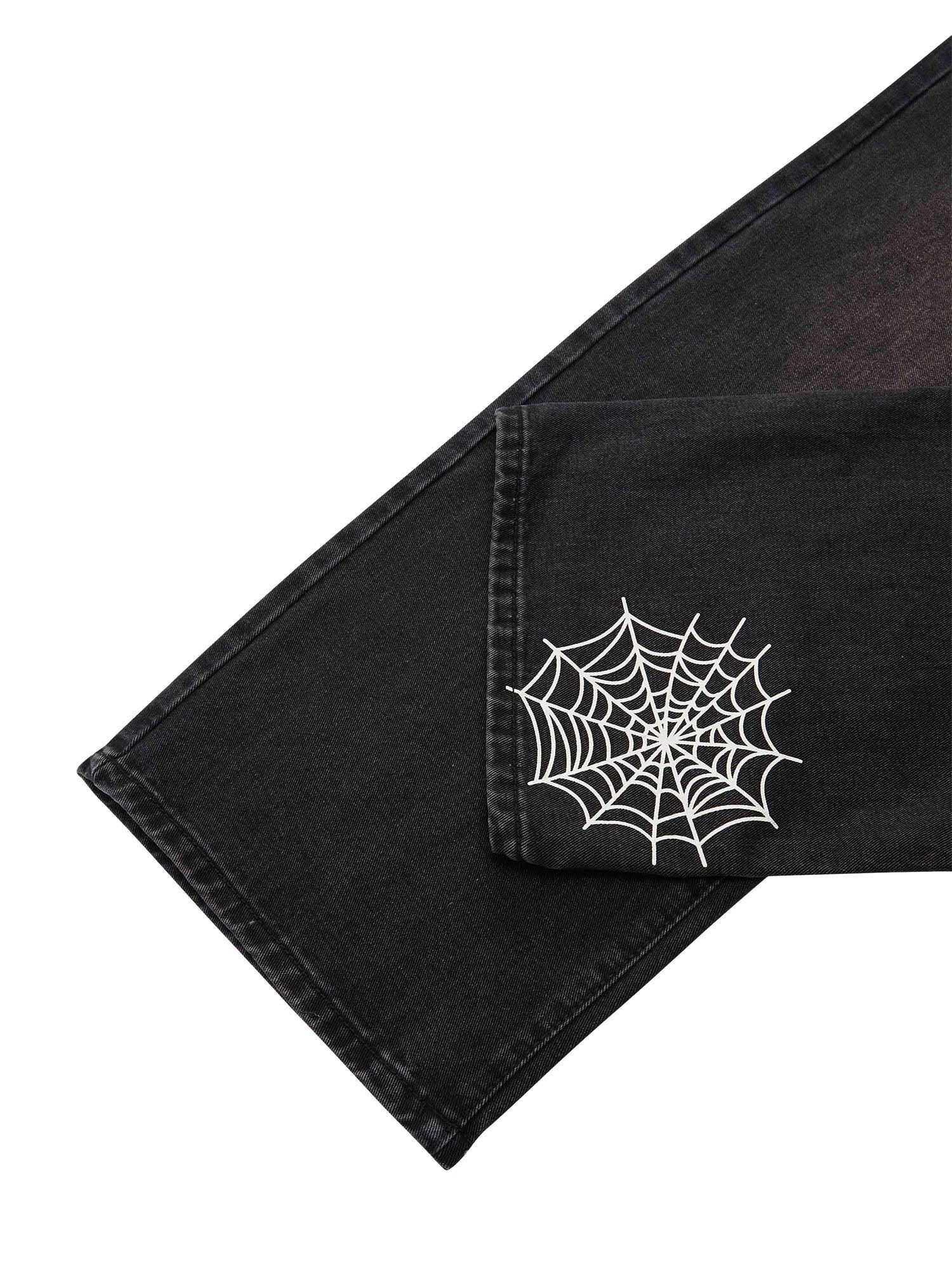 Sneakerhub Spider Printed Jeans - 1751 - sneakershuborg