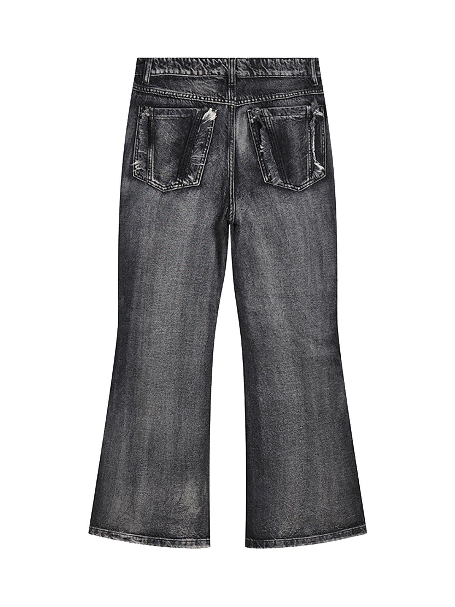 Retro Multi-Pull Washed Distressed Tassel Jeans - 2097 - sneakershuborg