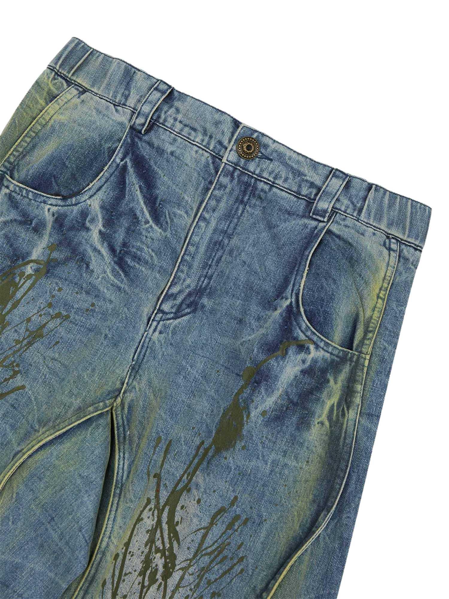 American Street Heavy Duty Washed Distressed Jeans - 2033 - sneakershuborg