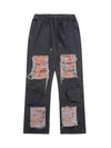 Sneakerhub High Street Hip Hop Ripped Patch Jeans - sneakershuborg