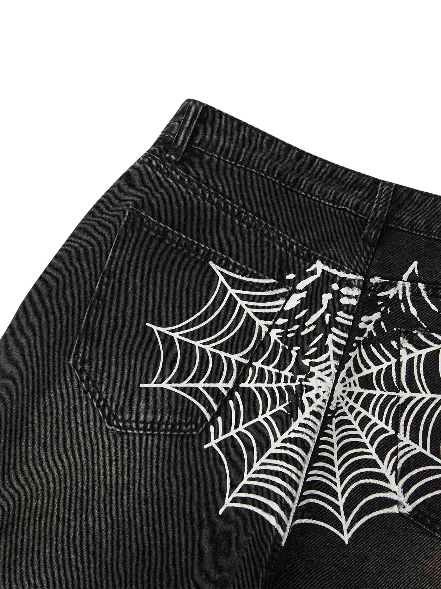 Sneakerhub Spider Printed Jeans - 1751 - sneakershuborg