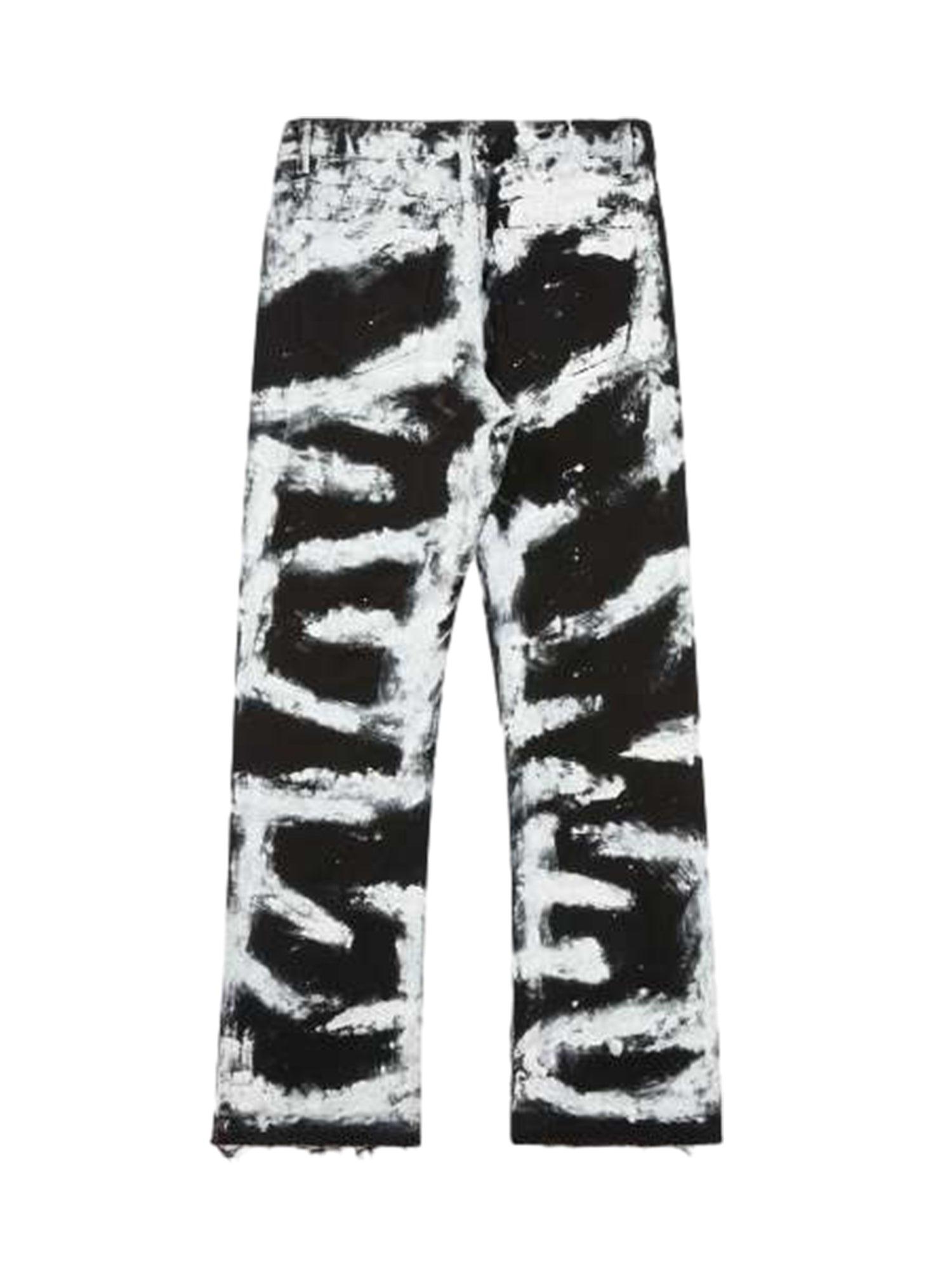 High Street Ripped Graffiti Contrasting Jeans - 1995 - sneakershuborg