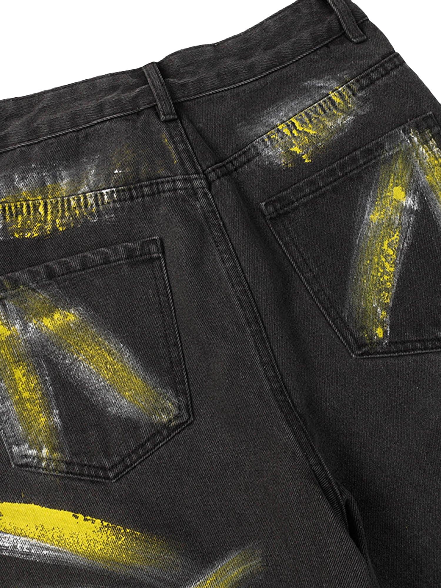 High Street Heavy Industry Graffiti Washed Jeans - sneakershuborg