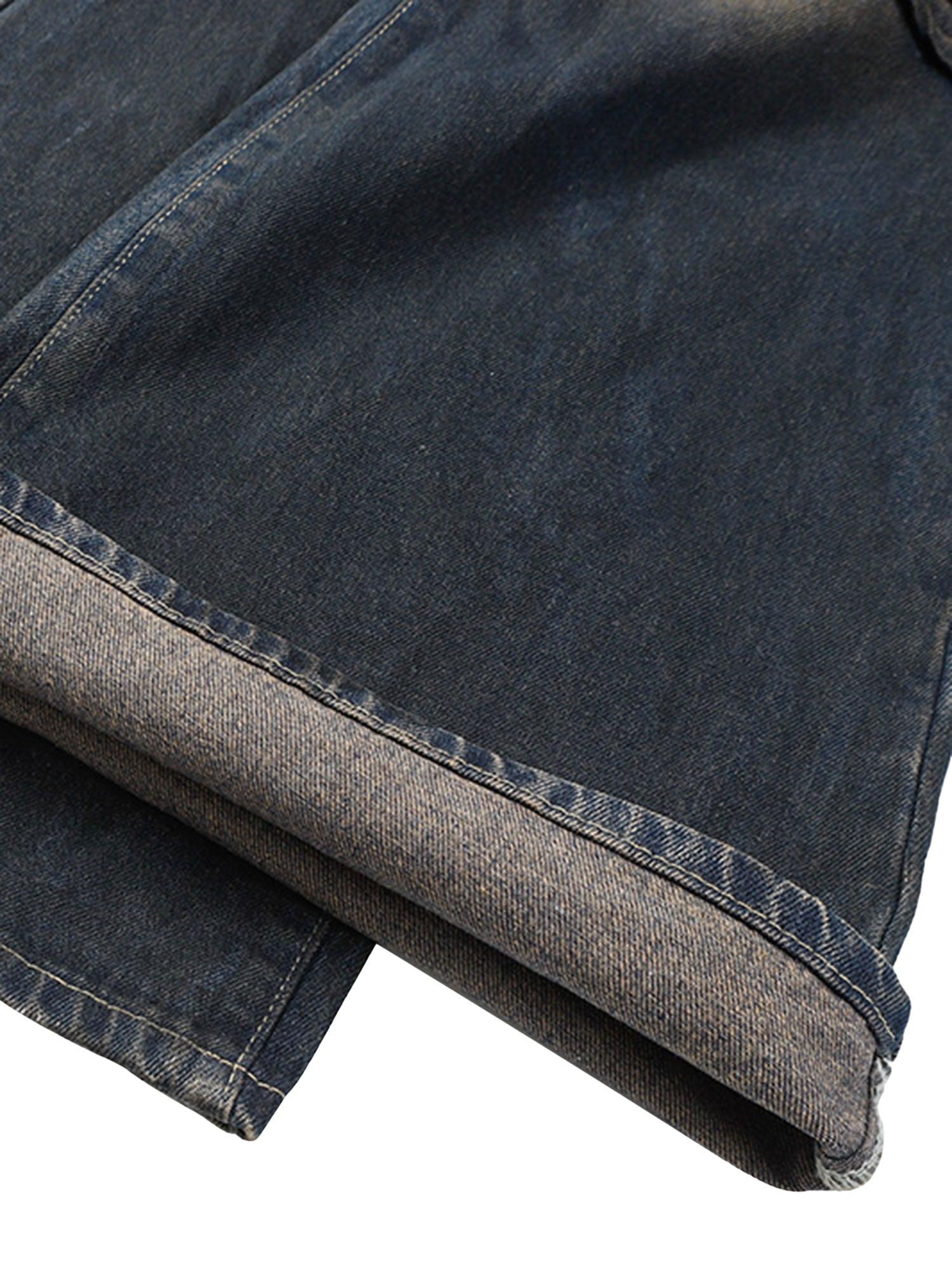 Sneakerhub American High Street Heavy Duty Washed Jeans - sneakershuborg