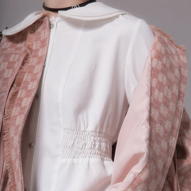 Porcelain Petal Collar Blouse sneakershuborg