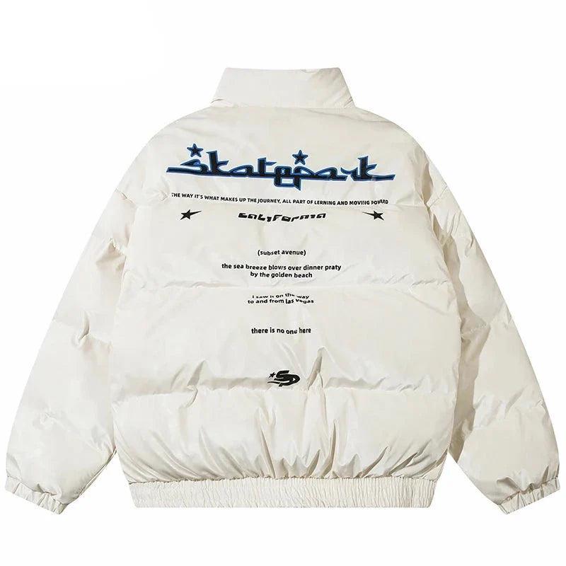 Mens streetwear puffer jacket - sneakershuborg