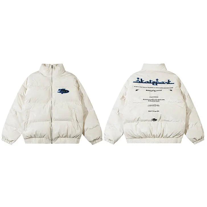 Mens streetwear puffer jacket - sneakershuborg