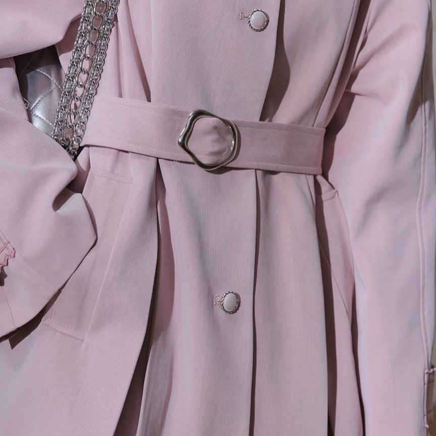 Blush Petal Trench Coat sneakershuborg