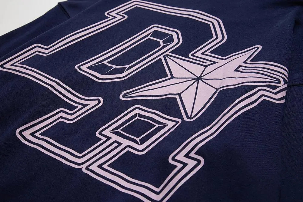 Navy Star Hoodie - sneakershuborg