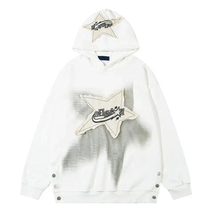 Oversize Star Hoodie - sneakershuborg