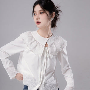 Angelic Lace Collar Blouse sneakershuborg