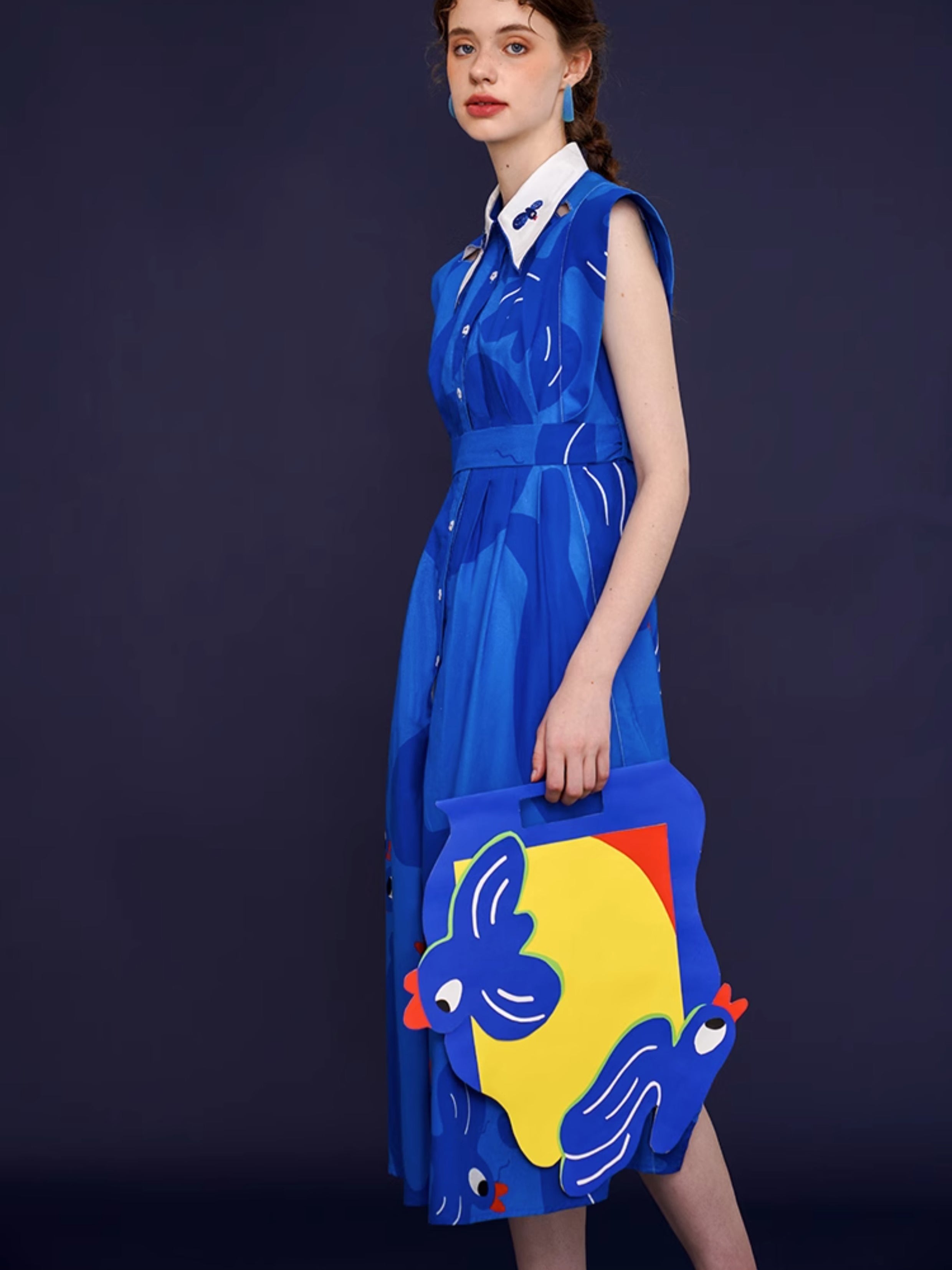 Whimsical Blue Bird Dress - sneakershuborg