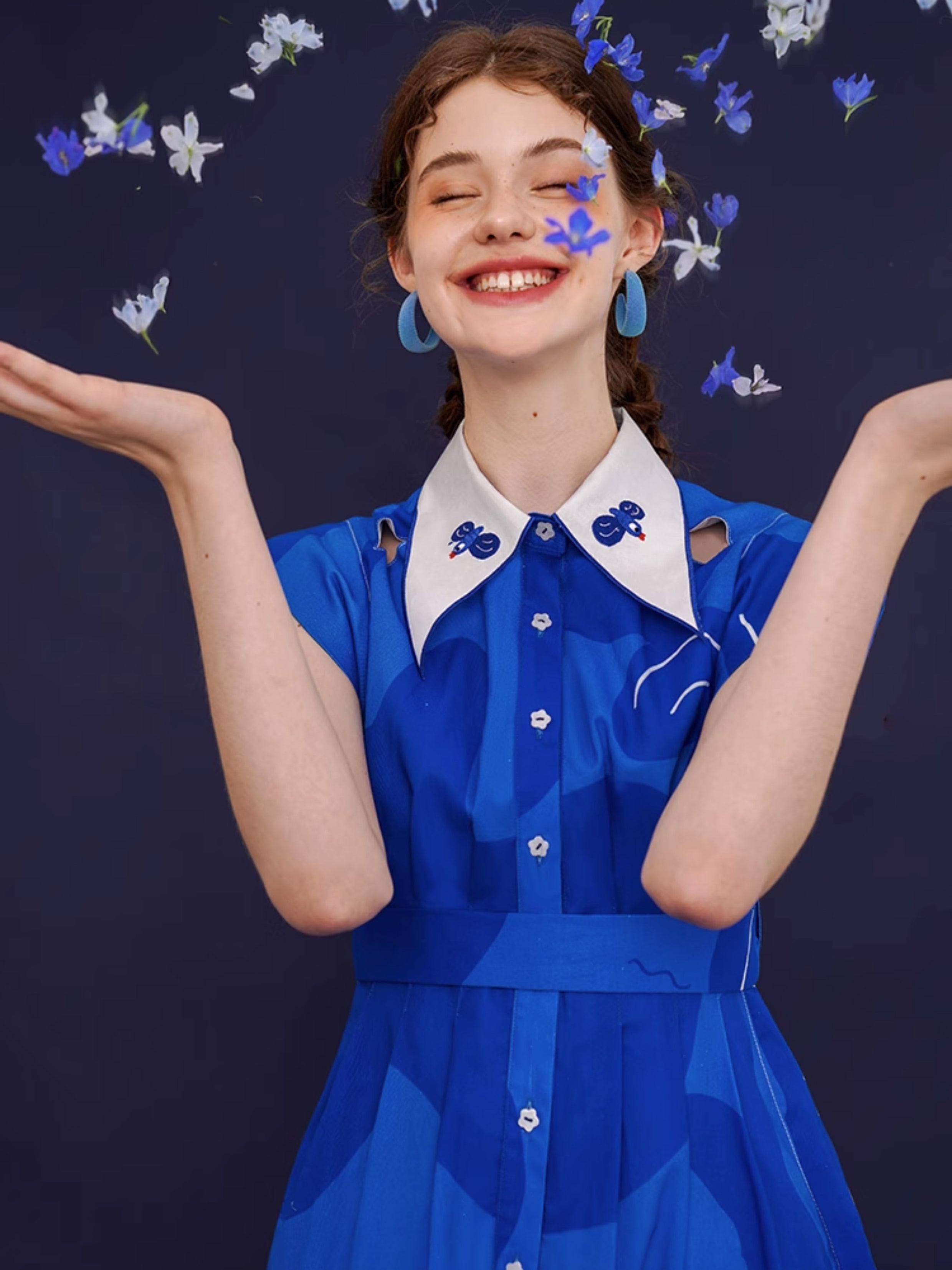 Whimsical Blue Bird Dress - sneakershuborg