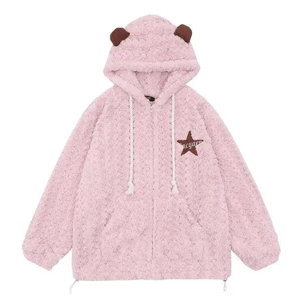 Pink Zip Up Hoodie - sneakershuborg