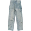 Sneakerhill Retro Washed Jeans Stars Patch - sneakershuborg