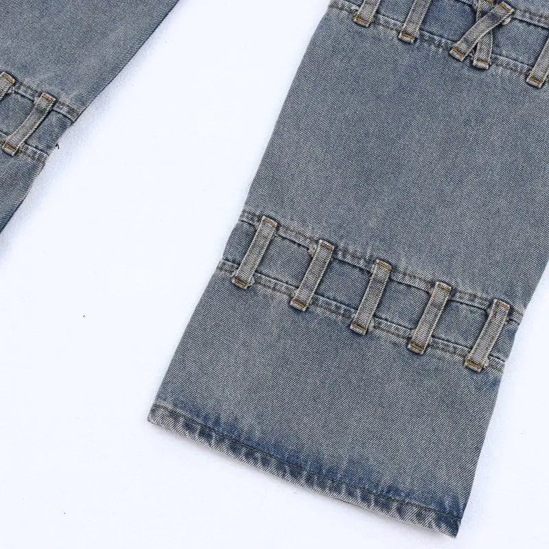 Sneakerhill® Distressed Washed Jeans Belt - sneakershuborg