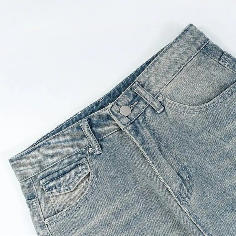 Sneakerhill Retro Washed Jeans Stars Patch - sneakershuborg