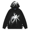 Spider Embroidery Hoodie Black - sneakershuborg