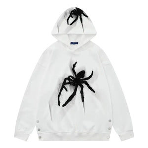 Spider Embroidery Hoodie - sneakershuborg