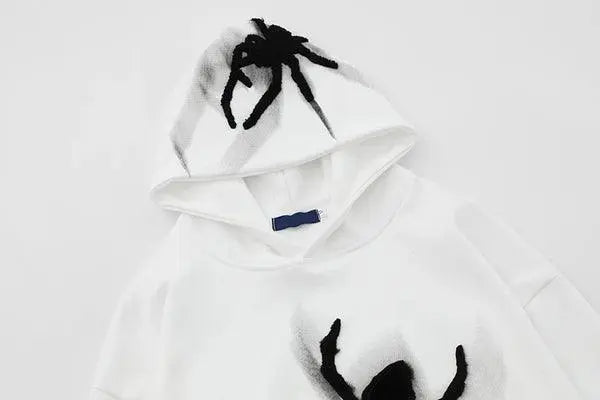 Spider Embroidery Hoodie - sneakershuborg