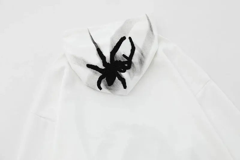 Spider Embroidery Hoodie - sneakershuborg