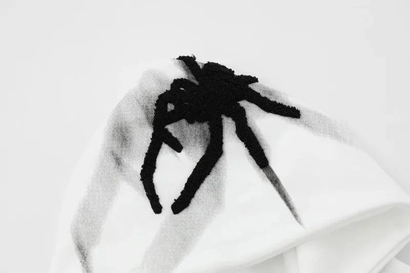 Spider Embroidery Hoodie - sneakershuborg