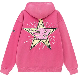 Star Hoodie Pink - sneakershuborg