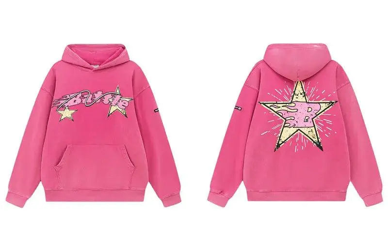 Star Hoodie Pink - sneakershuborg