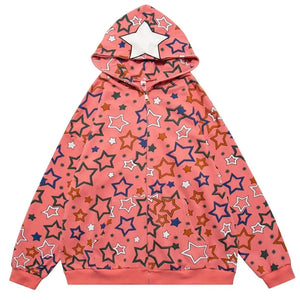 Star Zip Up Hoodie - sneakershuborg