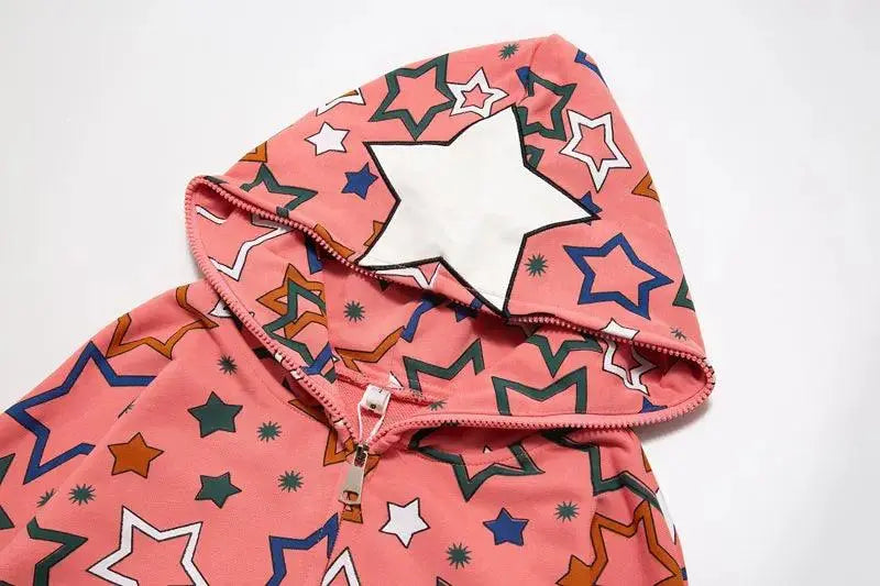 Star Zip Up Hoodie - sneakershuborg