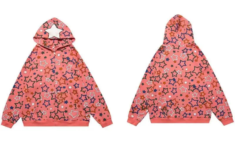 Star Zip Up Hoodie - sneakershuborg