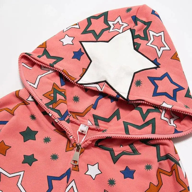 Star Zip Up Hoodie - sneakershuborg