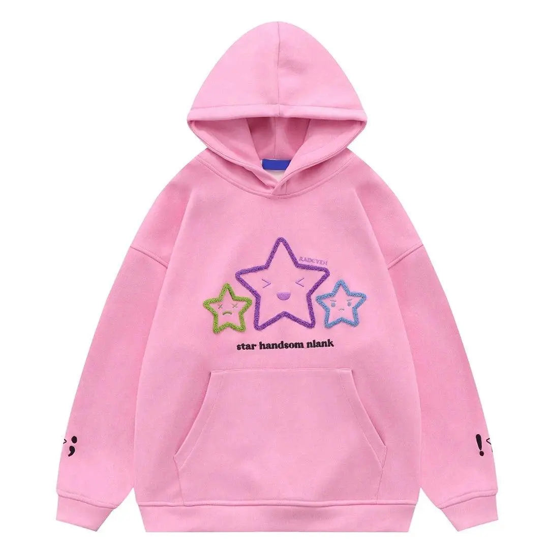 Stars Pink Hoodie - sneakershuborg