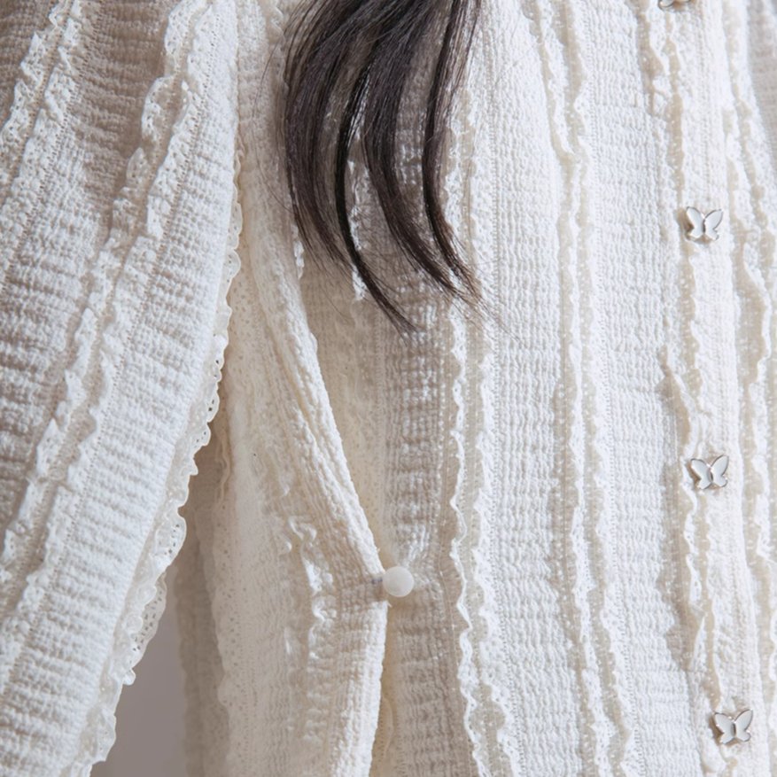 Ethereal Fringe Cardigan Shirt sneakershuborg